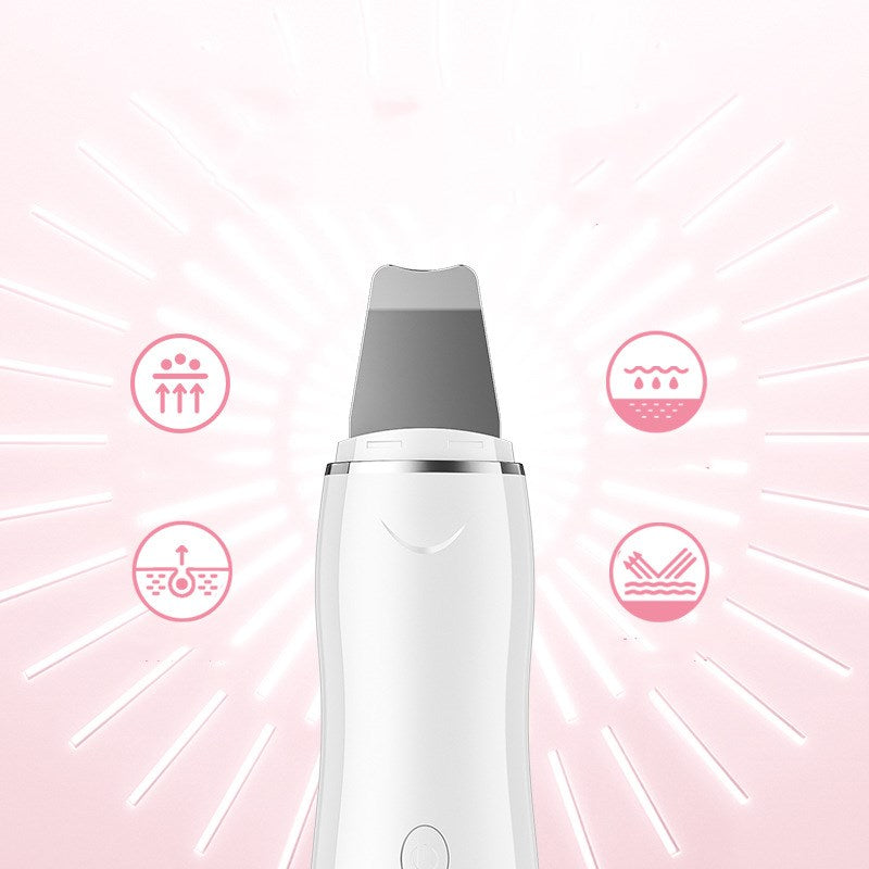 Ultrasonic Facial Cleansing Tool – in use