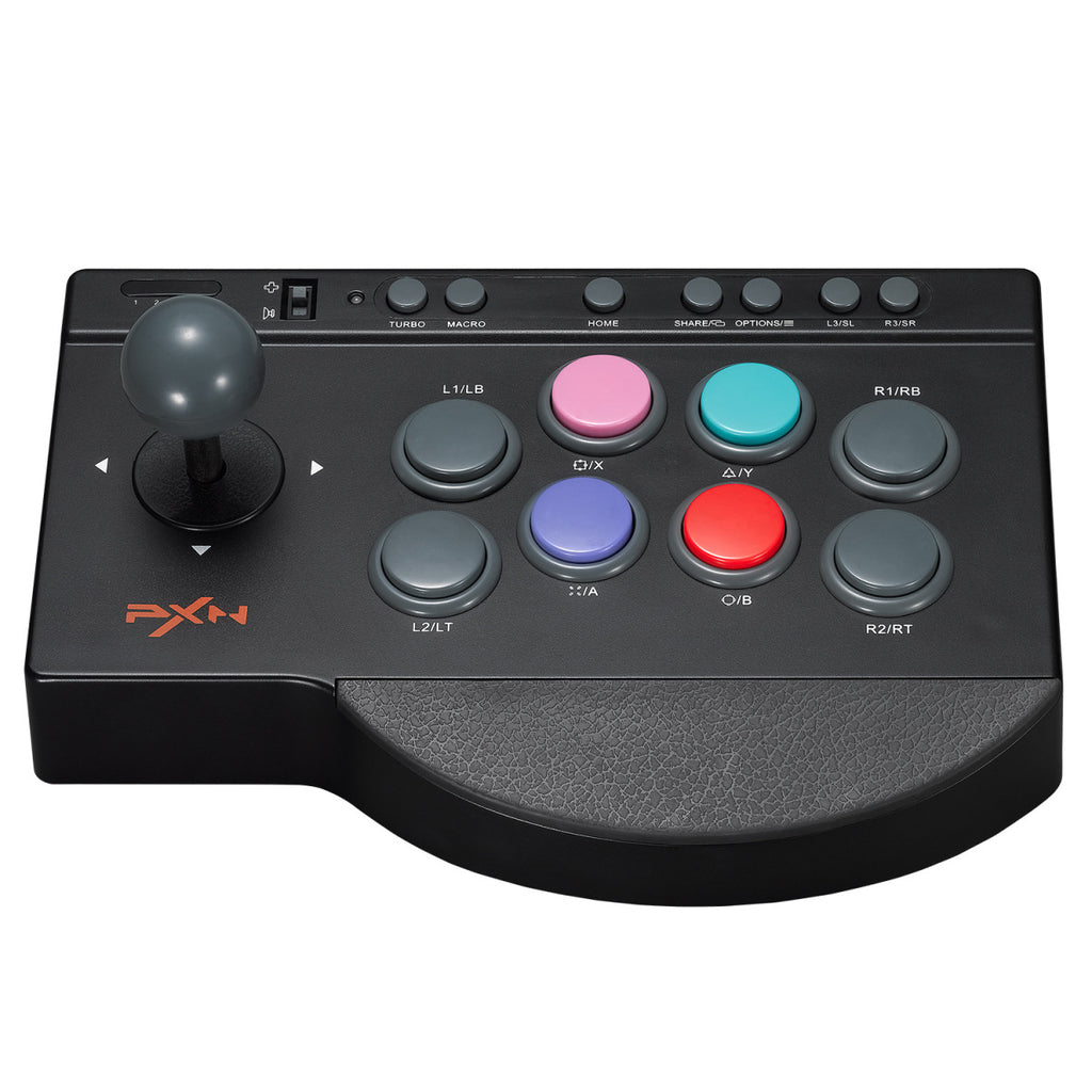 Arcade fight stick joystick controller - top angle view