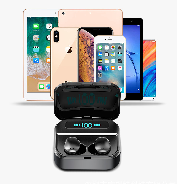 TWS Bluetooth Earbuds package contents