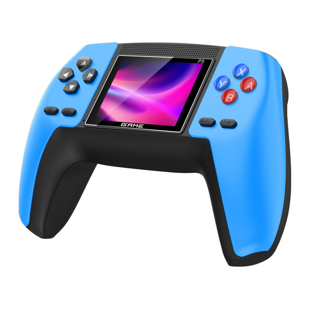 Retro Handheld Game Console in blue