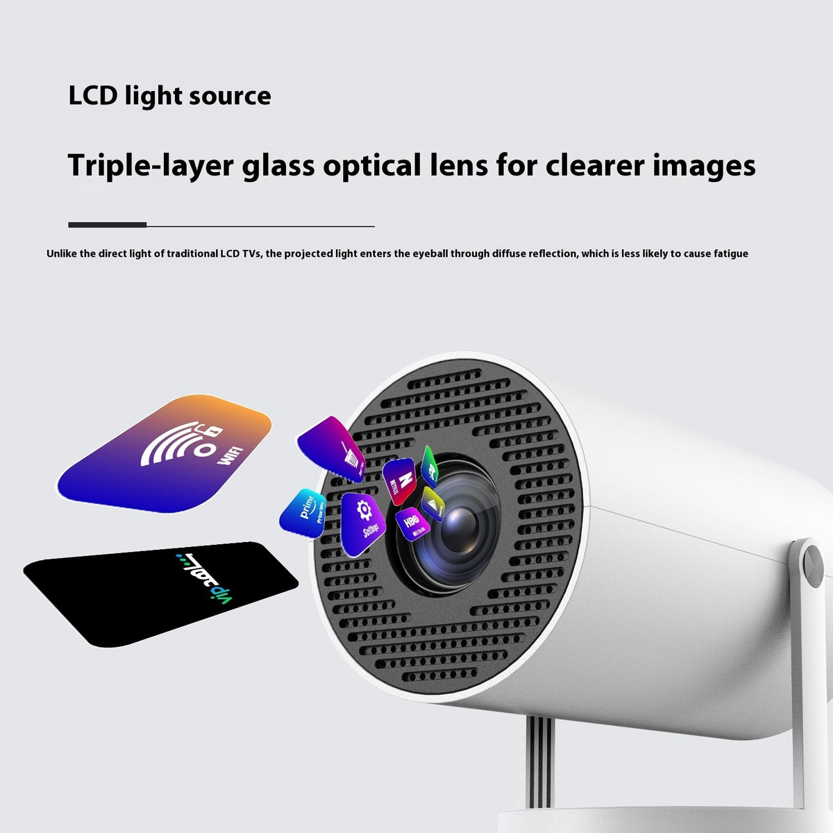 Compact Home Video Projector – features