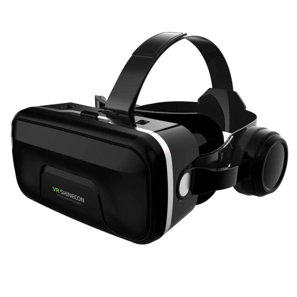 3D VR headset glasses - three-quarter view