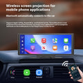 Smart car screen with wireless CarPlay, Android Auto and HiCar screen mirroring