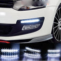 LED daytime running light installed under front bumper