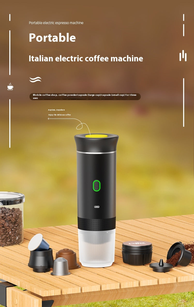 3-in-1 Portable Electric Espresso Machine
