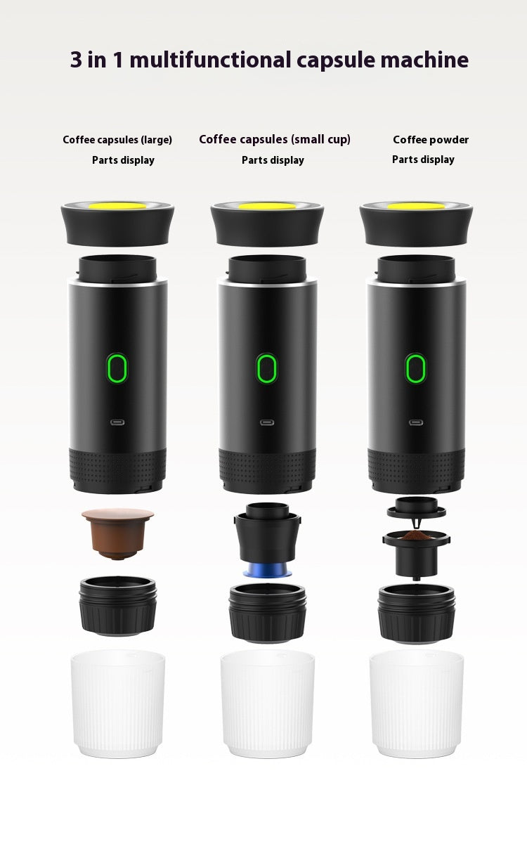 Portable espresso machine package contents