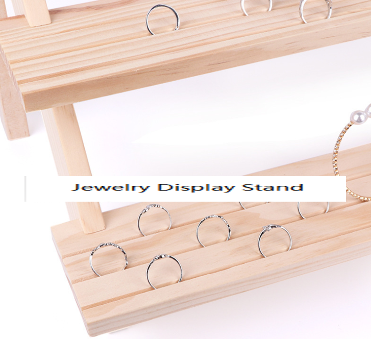 Wooden Jewelry Display Stand tiers