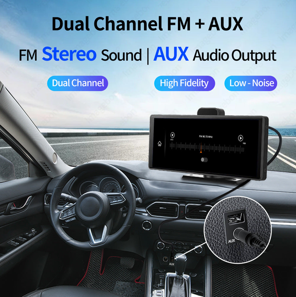 Dashboard Car Smart Screen Wireless - Siri and Google Assistant