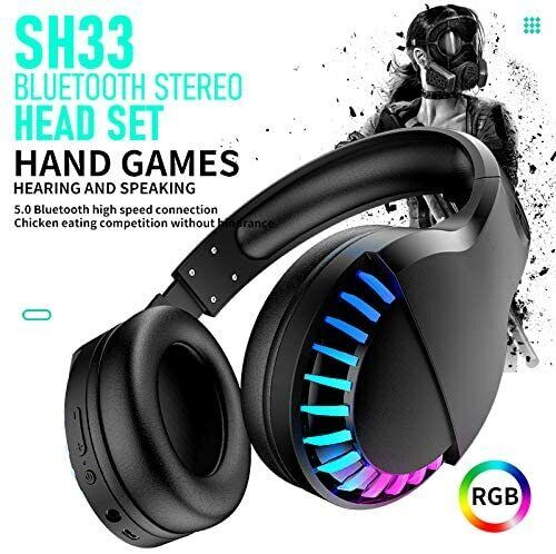 AU Wireless Bluetooth Gaming Headset side view