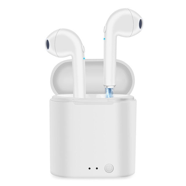 Universal Bluetooth Wireless Earbuds worn