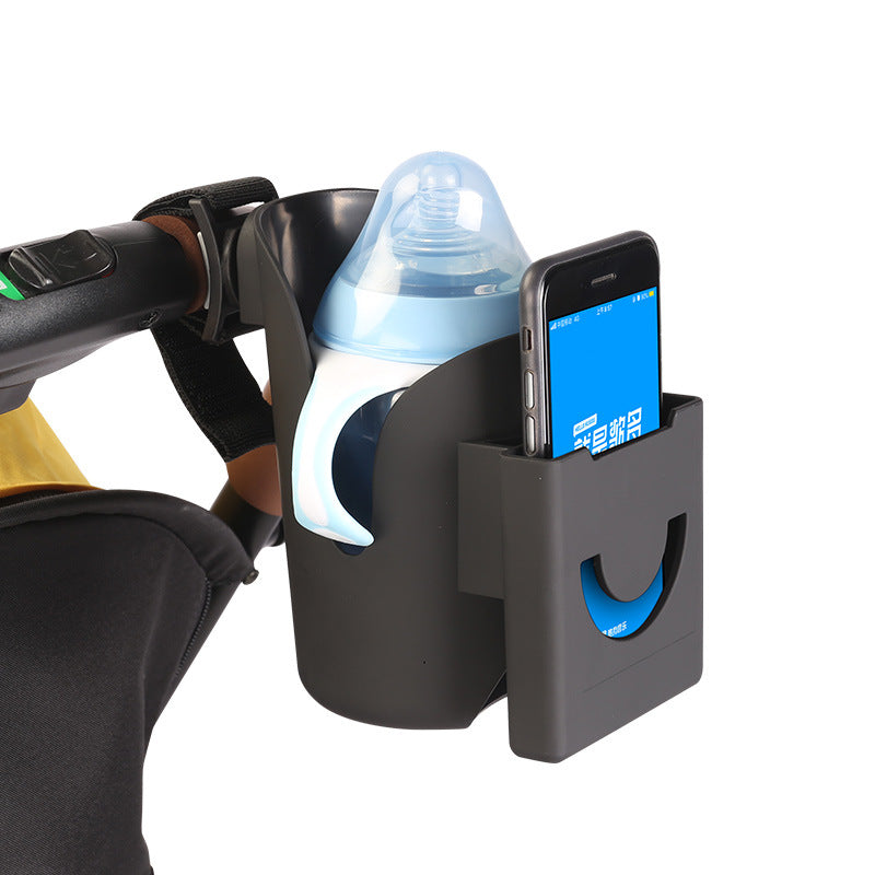 Baby Stroller Cup Holder – in use