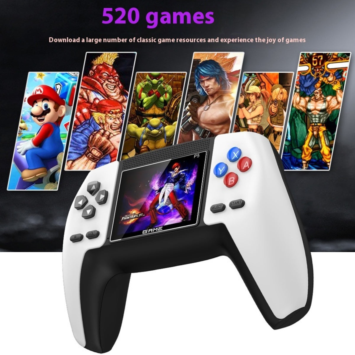 520 built-in games