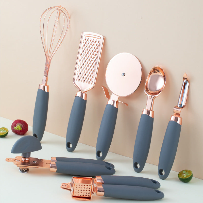 Copper-Plated Kitchen Peeler Set – features