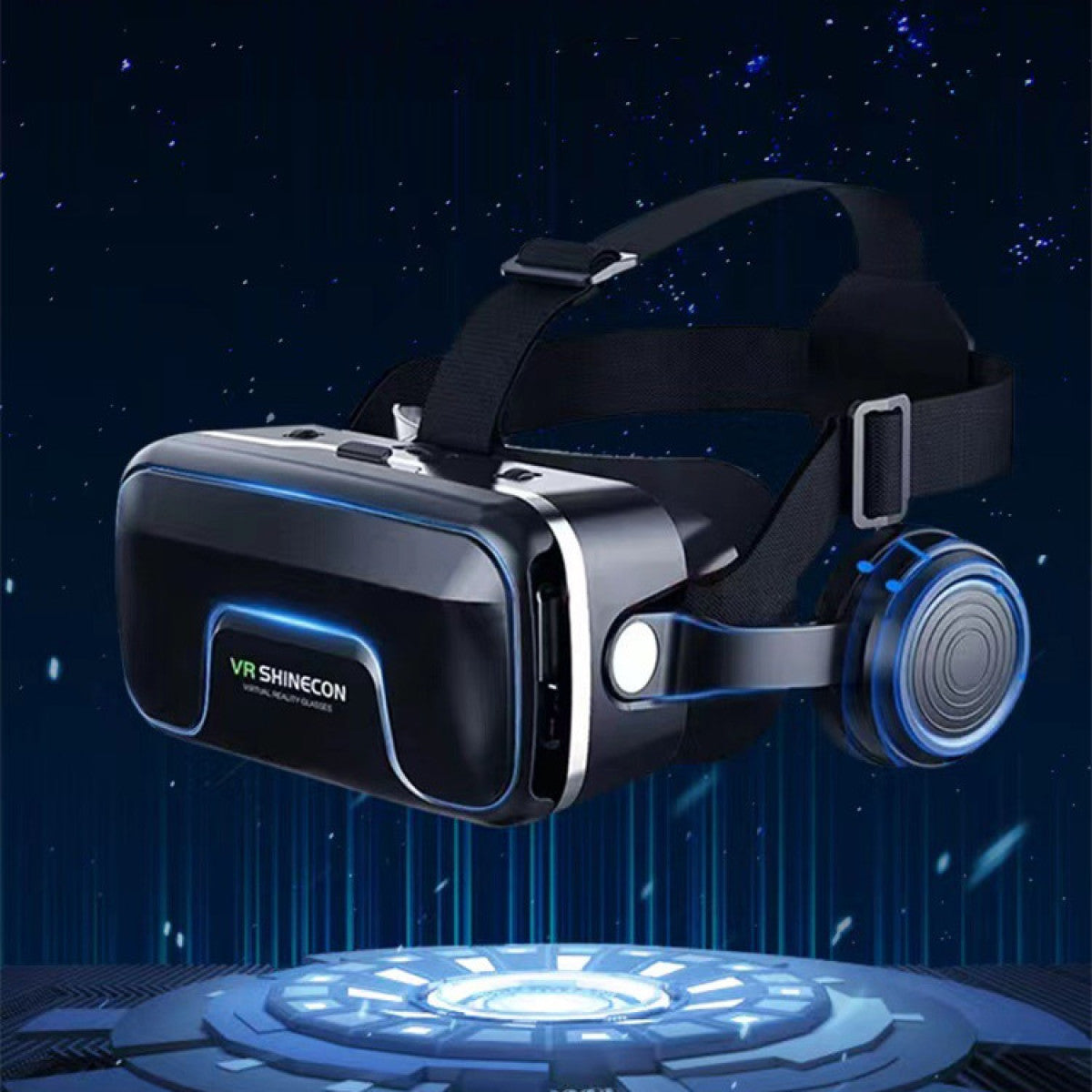 3D VR headset glasses - side view