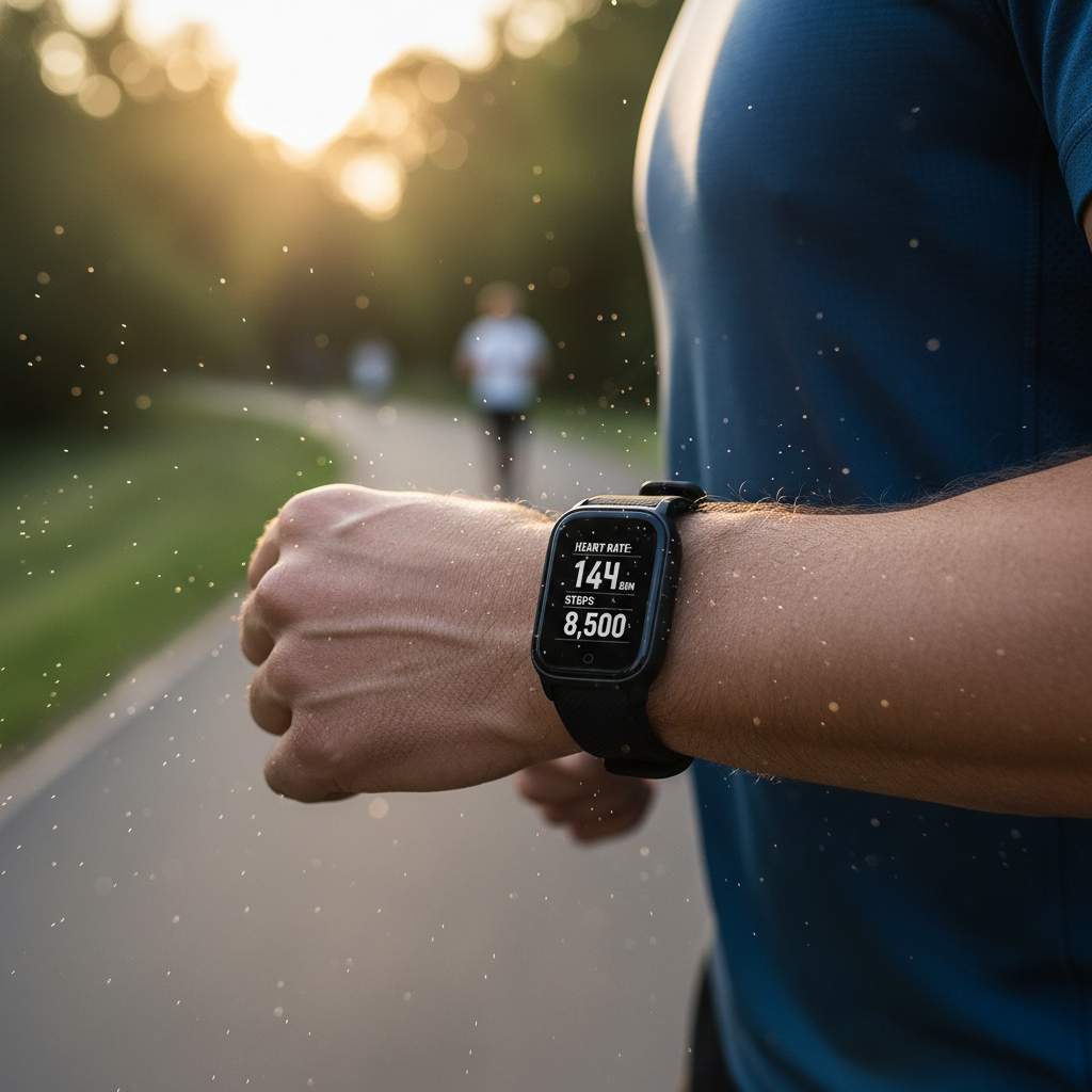 Men's Smart Fitness Watch lifestyle photo