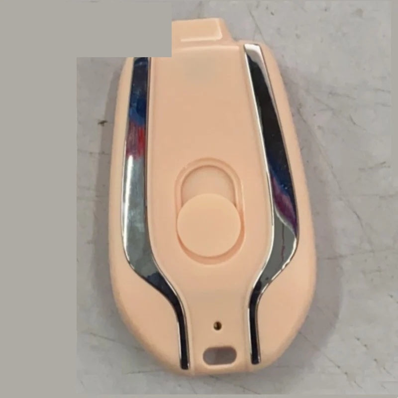 Mini Keychain Power Bank - Pink Type-C