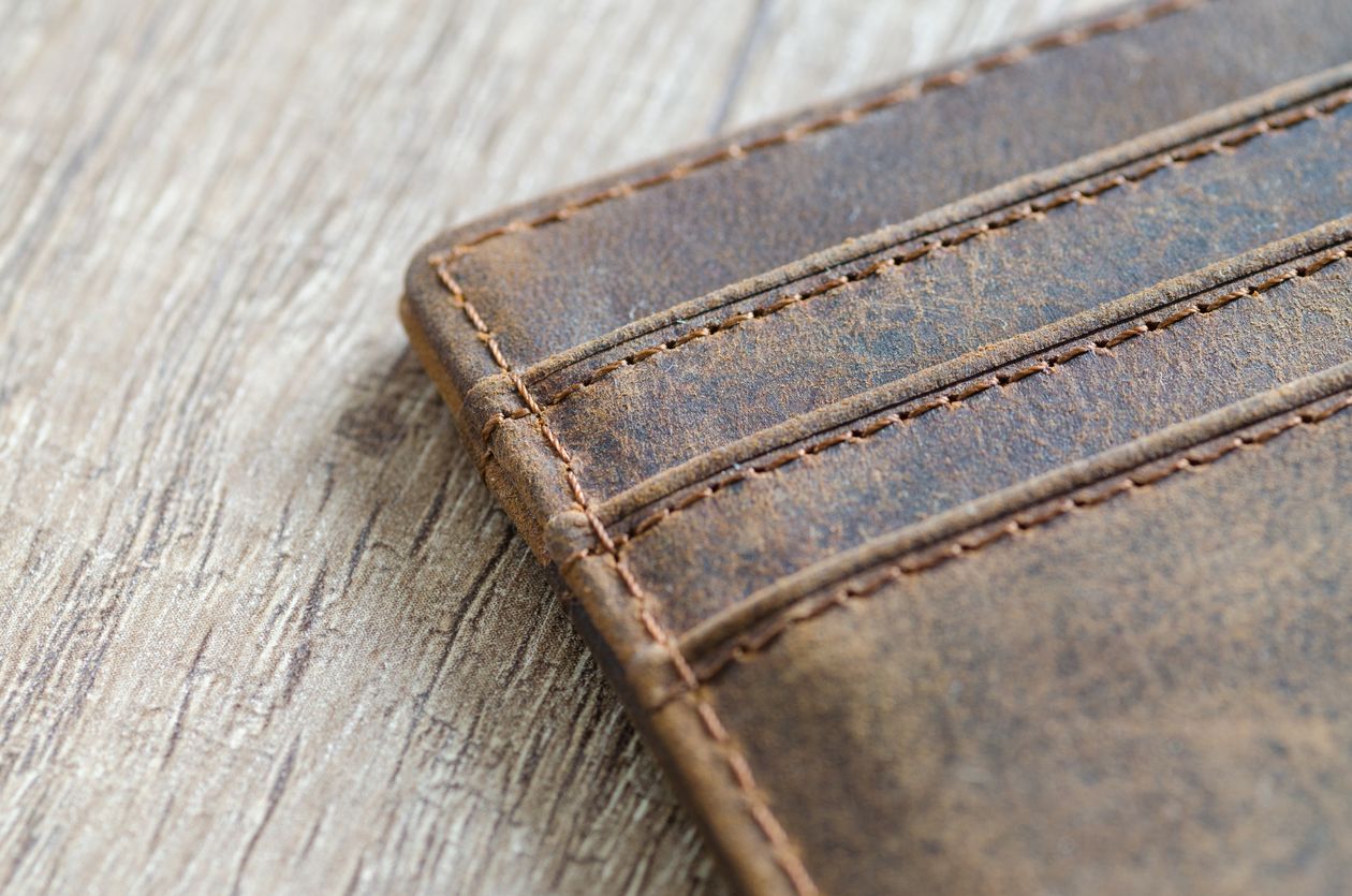 Men's Leather Wallet with RFID Protection